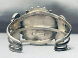 Unique Stone Shapes Vintage Native American Navajo Turquoise Sterling Silver Bracelet-Nativo Arts