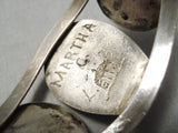 Unique Technique! Vintage Native American Navajo Turquoise Overlay Sterling Silver Bracelet Old-Nativo Arts