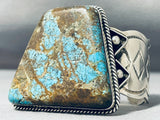 Unique Turquoise Shape Vintage Native American Navajo Sterling Silver Bracelet Cuff-Nativo Arts