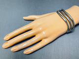 Unique Vintage Native American Navajo Sterling Silver Bracelet-Nativo Arts