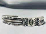 Very Important Perry Shorty Vintage Native American Navajo Ingot Silver Bracelet-Nativo Arts