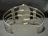 Vivid Vintage Navajo Blue Royston/spide Rkingman Turquoise Native American Jewelry Silver Bracelet-Nativo Arts