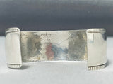 Water Wave Vintage Native American Navajo Sterling Silver Bracelet-Nativo Arts