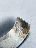 Water Wave Vintage Native American Navajo Sterling Silver Bracelet-Nativo Arts