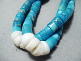 Wonderful Vintage Native American Navajo Royston & Kingman Turquoise Necklace Old-Nativo Arts