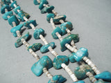 Wonderful Vintage Native American Navajo Royston & Kingman Turquoise Necklace Old-Nativo Arts
