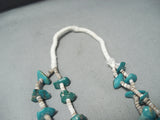 Wonderful Vintage Native American Navajo Royston & Kingman Turquoise Necklace Old-Nativo Arts