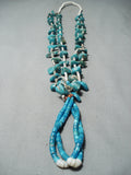 Wonderful Vintage Native American Navajo Royston & Kingman Turquoise Necklace Old-Nativo Arts