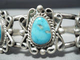 Wonderful Vintage Native American Navajo Royston Turquoise Sterling Silver Bracelet-Nativo Arts