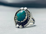 Wonderful Vintage Native American Navajo Royston Turquoise Sterling Silver Ring-Nativo Arts