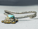 Wonderful Vintage Native American Navajo Turquoise Sterling Silver Bracelet-Nativo Arts