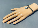 Wonderful Vintage Native American Navajo Turquoise Sterling Silver Bracelet-Nativo Arts