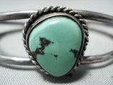 Wonderful Vintage Native American Navajo Turquoise Sterling Silver Bracelet Old-Nativo Arts