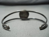 Wonderful Vintage Native American Navajo Turquoise Sterling Silver Bracelet Old-Nativo Arts