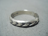 Wonderful Vintage Navajo Native American Sterling Silver Ring-Nativo Arts