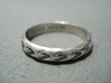 Wonderful Vintage Navajo Native American Sterling Silver Ring-Nativo Arts