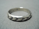 Wonderful Vintage Navajo Native American Sterling Silver Ring-Nativo Arts