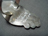 Wonderful Zuni Mother Of Pearl Sterling Silver Ring Native American-Nativo Arts