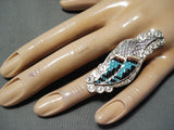 Wonderful Zuni Mother Of Pearl Sterling Silver Ring Native American-Nativo Arts