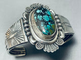 World Of Intricacy Coiled Native American Navajo Spiderweb Turquoise Sterling Silver Bracelet-Nativo Arts