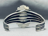 World Of Intricacy Coiled Native American Navajo Spiderweb Turquoise Sterling Silver Bracelet-Nativo Arts