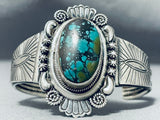 World Of Intricacy Coiled Native American Navajo Spiderweb Turquoise Sterling Silver Bracelet-Nativo Arts