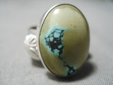 One Of Most Unique Native American Navajo Ben Begaye Turquoise Sterling Silver Ring-Nativo Arts