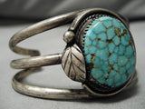 Quality Vintage Native American Navajo Royston Turquoise Sterling Silver Bracelet Old-Nativo Arts