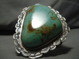 Native American The Best Vintage Santo Domingo Cawin Calabaza Turquoise Sterling Silver Bracelet-Nativo Arts