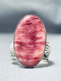 Important Ben Begaye (d) Vintage Native American Navajo Sterling Silver Shell Ring-Nativo Arts