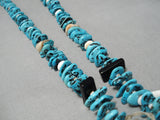 Museum Vintage Native American Navajo Santo Domingo Native American Navajo Turquoise Jacka Necklace Old-Nativo Arts