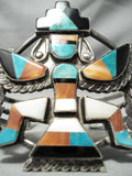 Best Vintage Native American Navajo Kachina Turquoise Sterling Silver Bracelet Old-Nativo Arts