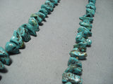 Impressive Vintage Santo Domingo Royston Turquoise Necklace Native American-Nativo Arts