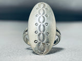 Exceptional Vintage Native American Navajo Sterling Silver Ring-Nativo Arts