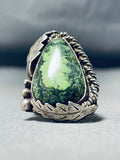 Unforgettable Vintage Native American Navajo Damale Turquoise Sterling Silver Ring-Nativo Arts