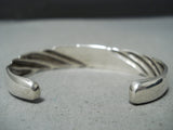 Important Vintage Native American Navajo Ray Tracey Turquoise Sterling Silver Bracelet-Nativo Arts