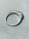 Superior Vintage Native American Navajo Turquoise Sterling Silver Ring-Nativo Arts