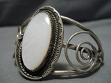 Vintage Navajo Sterling Silver Native American Cuff Bracelet Old-Nativo Arts