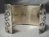 Vivid Spiderweb Turquoise Navajo Sterling Silver Native American Bracelet-Nativo Arts