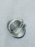 Older Vintage Native American Navajo Royston Turquoise Sterling Silver Ring-Nativo Arts