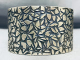 One Of Most Intricate Ever 122 Gram Vintage Native American Navajo Sterling Silver Bracelet-Nativo Arts