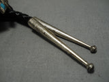 Amazing Chief Navajo Sterling Silver Native American Sugulite Bolo Tie-Nativo Arts