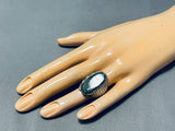 Unforgettable Vintage Native American Navajo Variscite Sterling Silver Ring-Nativo Arts