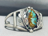 Spectacular Vintage Native American Navajo Royston Turquoise Sterling Silver Bracelet-Nativo Arts