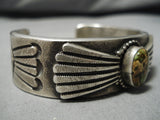 Very Important!! Stamp Work Genius Matt Charley Sterling Silver Native American Navajo Bracelet-Nativo Arts