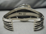 Important Native American Navajo Jeanette Dale Turquoise Sterling Silver Bracelet-Nativo Arts