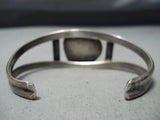 Marvelous Vintage Native American Navajo Bisbee Turquoise Sterling Silver Bracelet Old-Nativo Arts