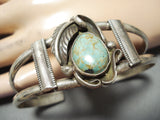 Rare Earlier Vintage Native American Navajo Royston Turquoise Sterling Silver Bracelet-Nativo Arts