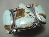 One Of Best Verdy Jake Vintage Native American Navajo Turquoise Sterling Silver Bracelet-Nativo Arts