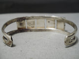 Important Vintage Native American Navajo Fannie Platero Turquoise Sterling Silver Bracelet-Nativo Arts